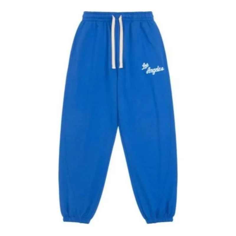 Mitchell & Ness x NBA Los Angeles Lakers Sweatpants 'Blue' MNJYFWSP23091003 sold by KicksCrew