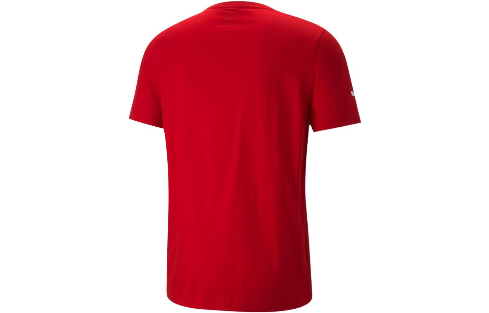 Puma Scuderia Ferrari Shield Tee 'Red' 535851-02 sold by KicksCrew product image thumbnail 2