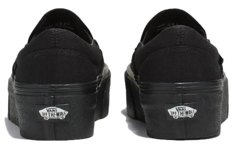 Vans Classic Slip-On Stackform Canvas 'Black' VN0A7Q5RBKA sold by KicksCrew