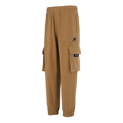 New Balance Fleece Cargo Pants 'Tan' AMP14314-OV sold by KicksCrew