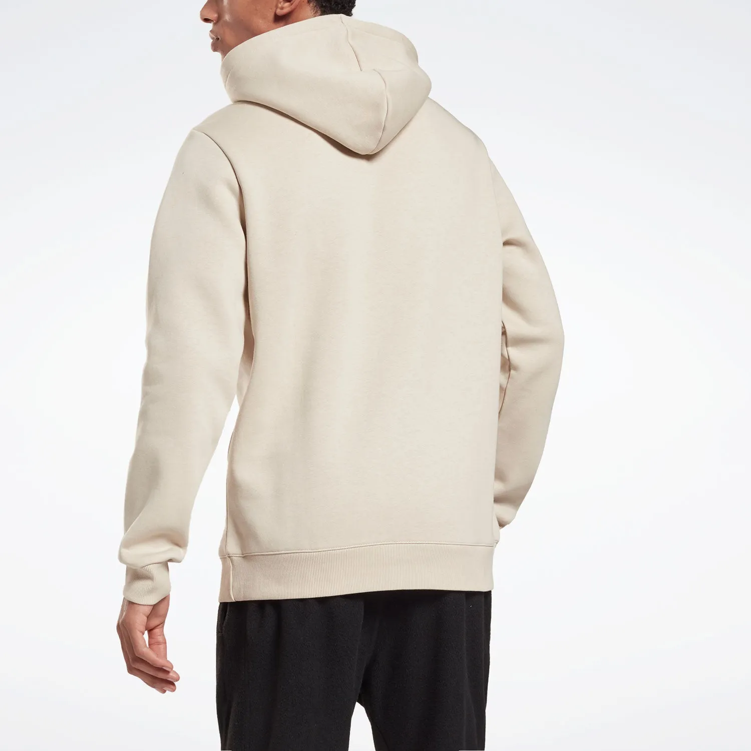 Reebok Fleece Hoodie 'Beige' GR9194 sold by KicksCrew product image thumbnail 2