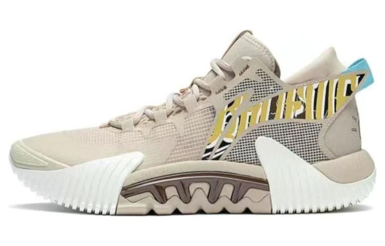 Li-Ning BadFive 2 Low 'White Brown' ABFS003-14 sold by KicksCrew product image thumbnail 2