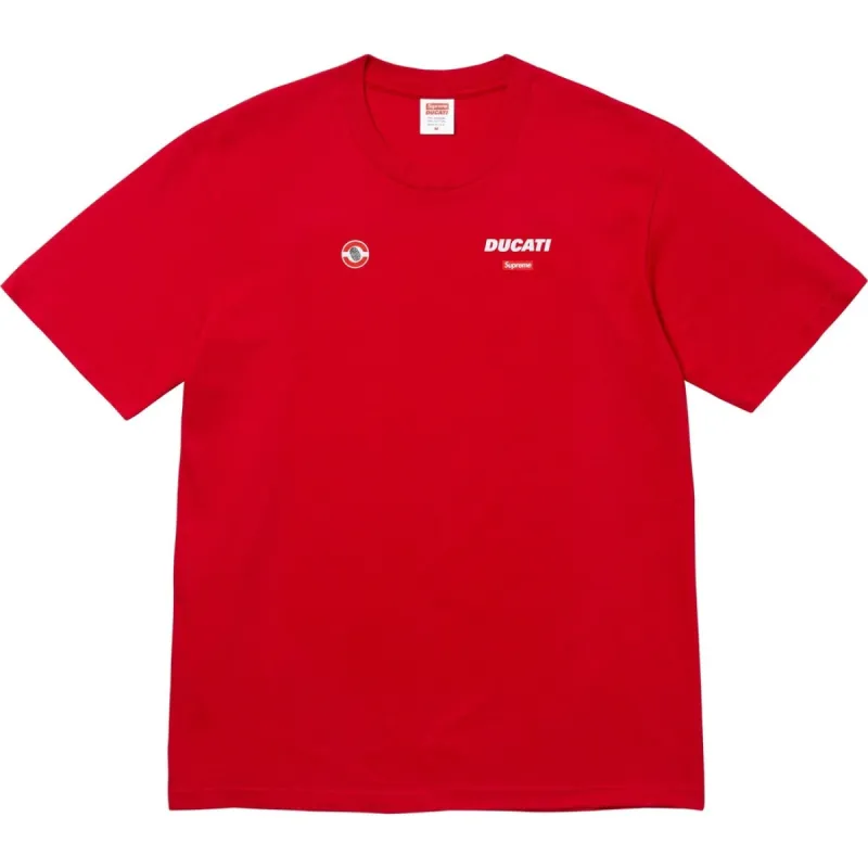 Supreme x DUCATI Logo T-Shirt 'Red' SUP-SS24-277 sold by KicksCrew
