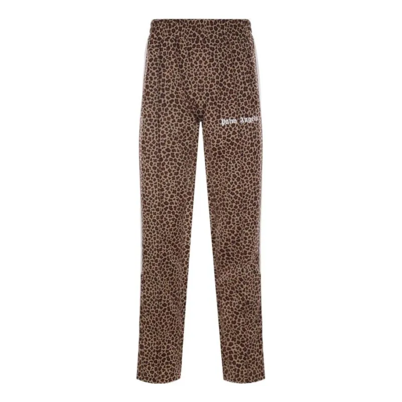 Palm Angels Leopard Track Pant 'Brown' PMCJ001S22FAB0106103 sold by KicksCrew
