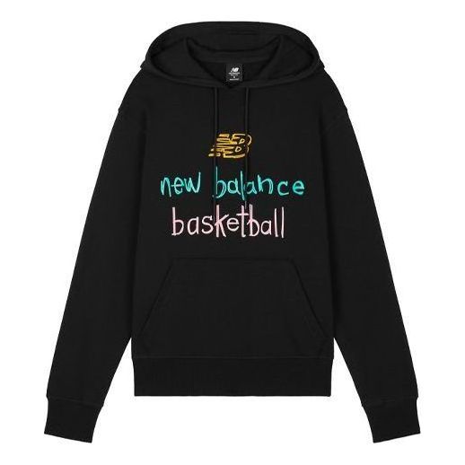 New Balance Swish Hoodie 'Black Aqua Pink' MT03614-BM sold by KicksCrew
