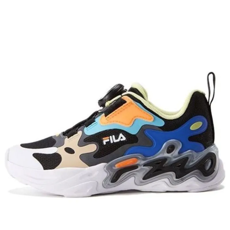 (PS) FILA BOA Explorer Shoes 'Black Blue Orange' K14B221103FBW sold by KicksCrew