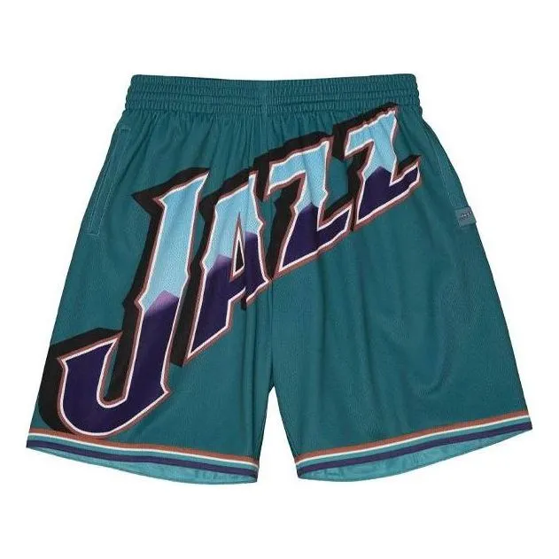 Mitchell & Ness x NBA Hardwood Classics Big Face 2.0 Shorts 'Utah Jazz' SHORBW19147-UJATEAL sold by KicksCrew