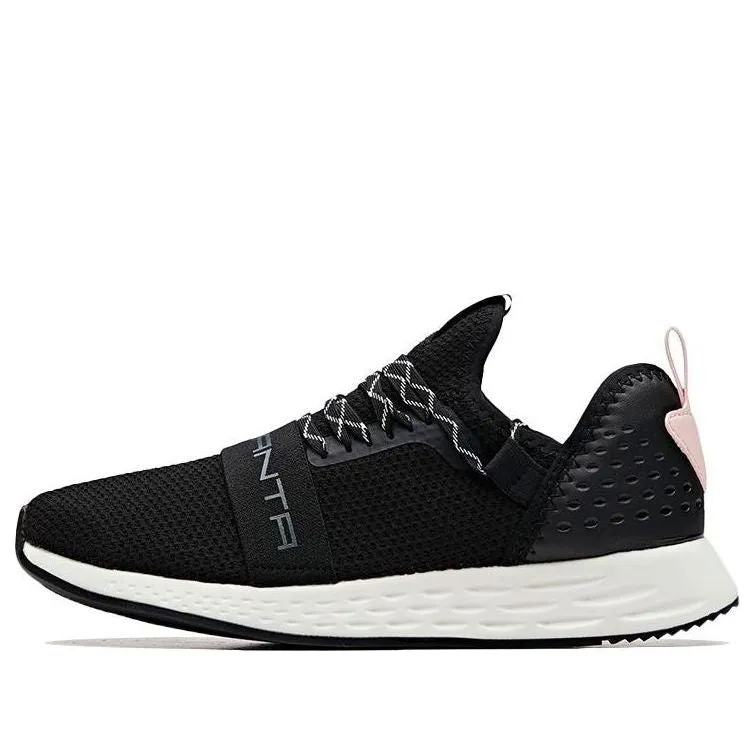 (WMNS) ANTA Running Series Sneakers 'Black Pink White' 12928812-2 sold by KicksCrew