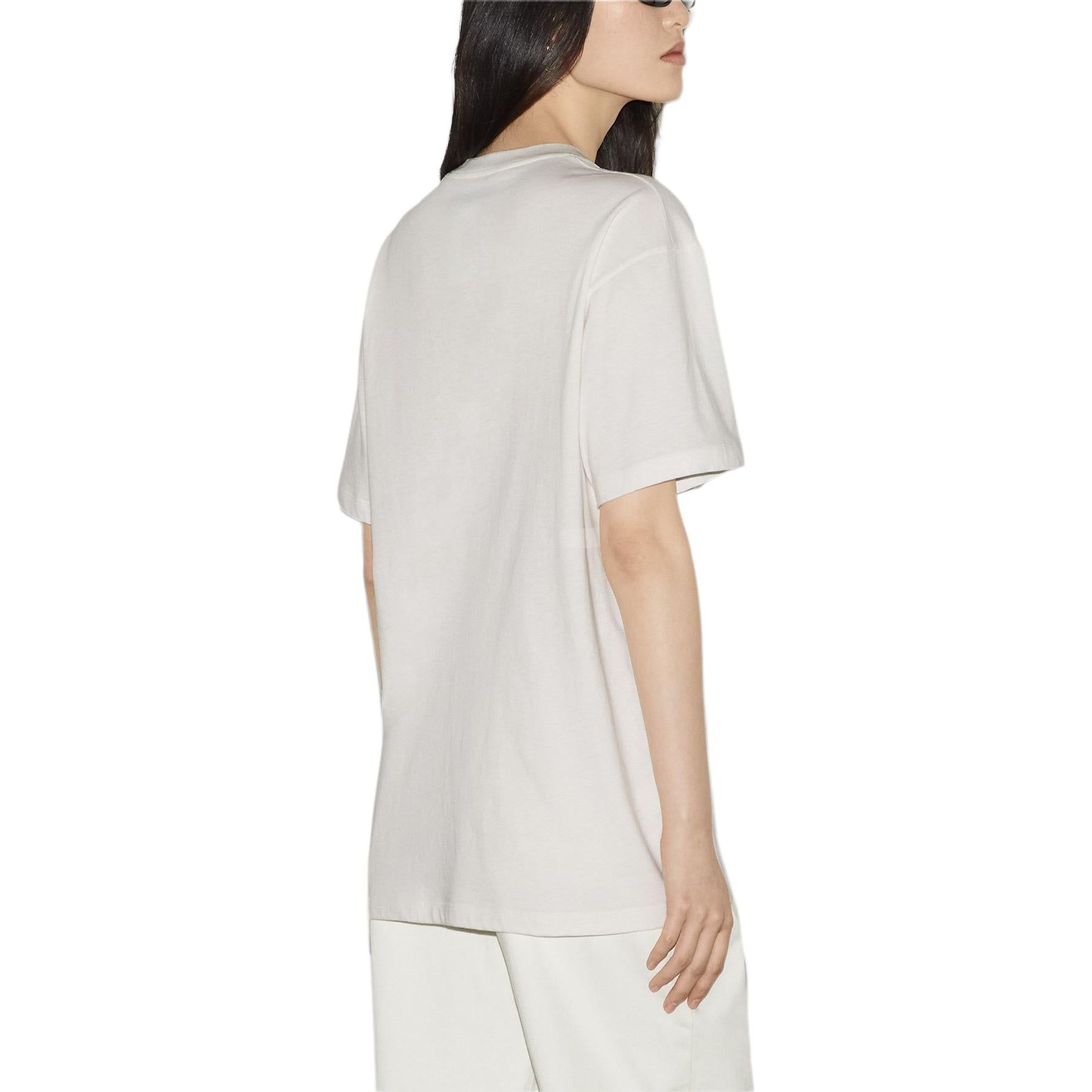 (WMNS) Gucci Cotton Jersey Printed T-Shirt 'Off White' 776596-XJGHQ-9095 sold by KicksCrew product image thumbnail 4