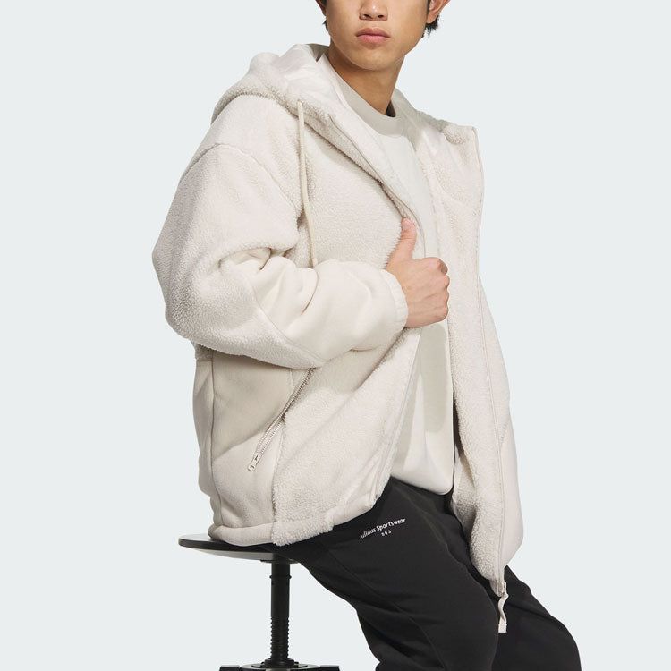 Adidas St Mix Knit Jackets 'White' IP4974 sold by KicksCrew product image thumbnail 4