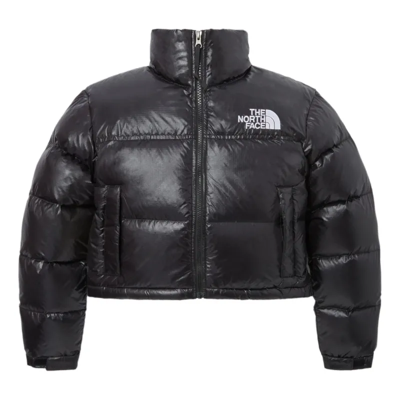 (WMNS) THE NORTH FACE Nuptse Short Jacket 'Black' NJ1DQ86A sold by KicksCrew