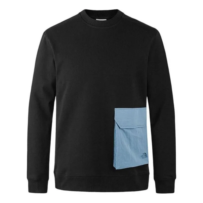 THE NORTH FACE Hybrid Pocket Crew Sweater 'Black' NF0A87UT-JK3 sold by KicksCrew