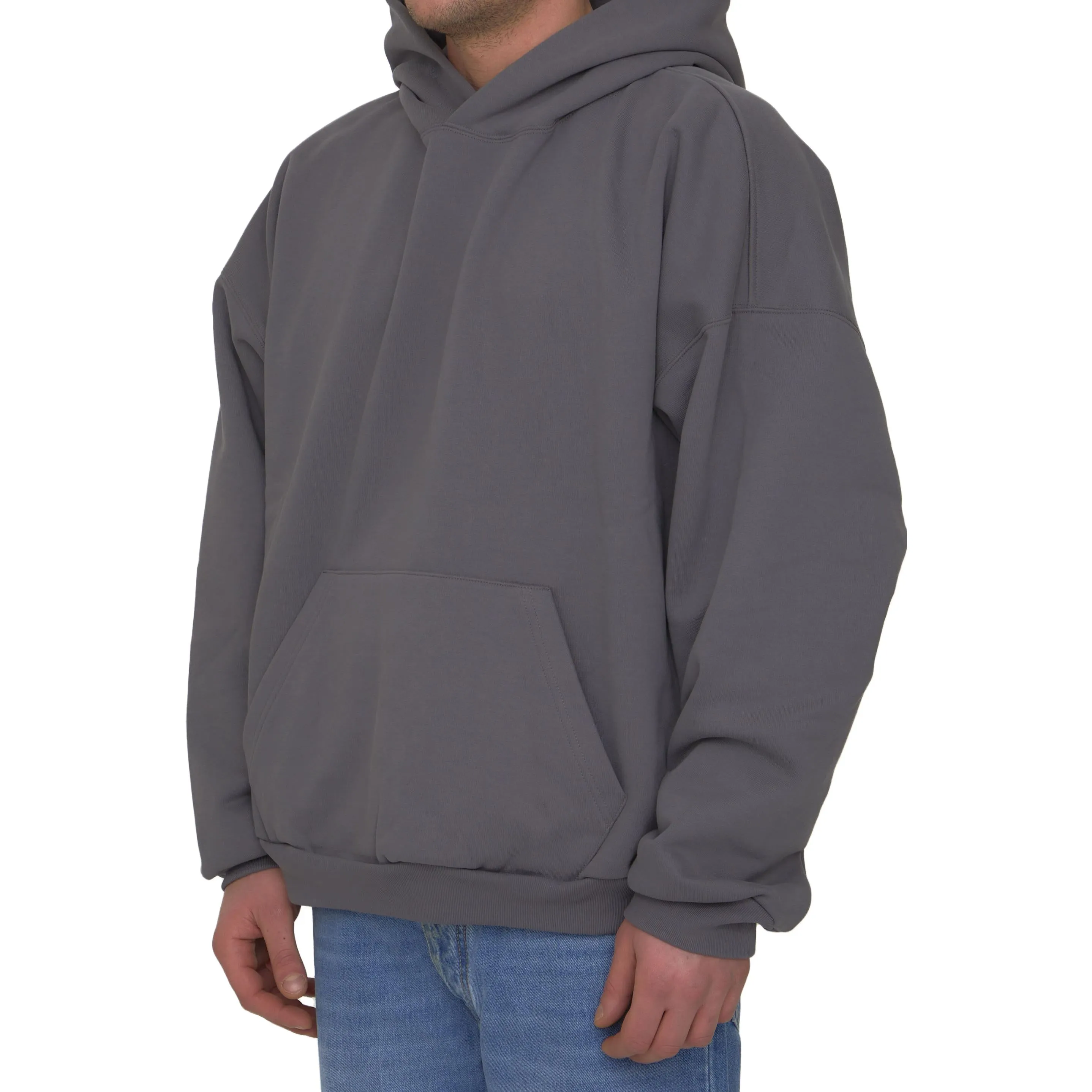 Balenciaga Care Label Hoodie Middle Fit 'Grey Black' 725565TNVL61219 sold by KicksCrew product image thumbnail 5