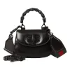 (WMNS) Gucci Bamboo 1947 Mini Top Handle Bag 'Black' 686864-10ODP-1060 sold by KicksCrew