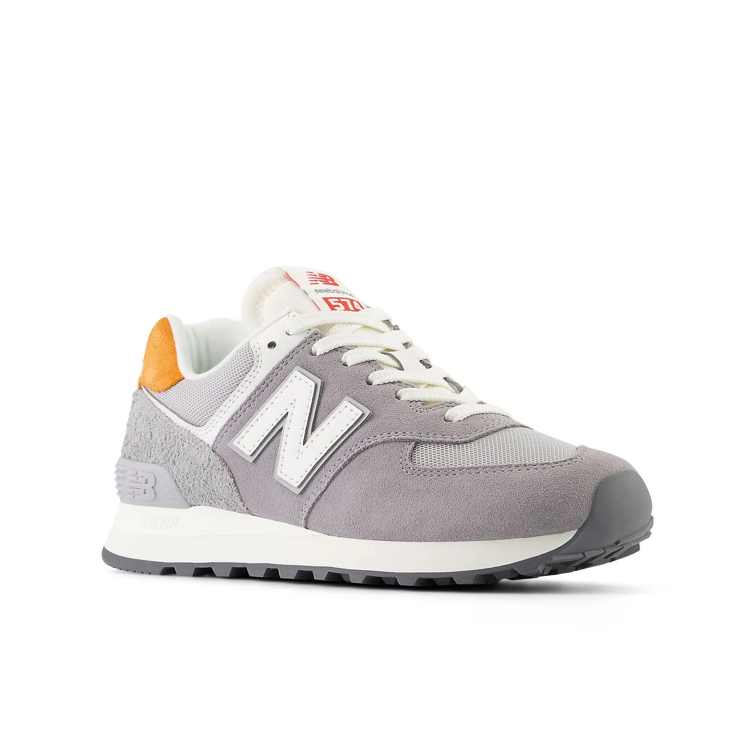 (WMNS) New Balance 574 'Grey Orange' WL574YG2 sold by KicksCrew product image thumbnail 3