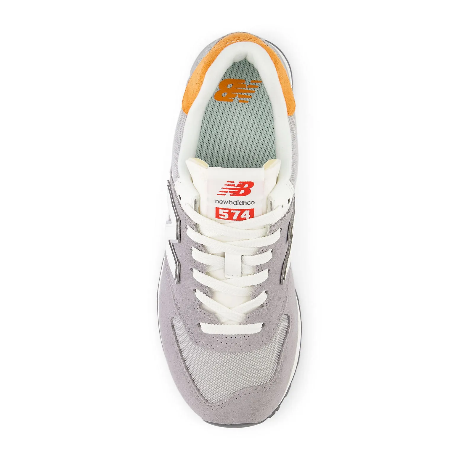 (WMNS) New Balance 574 'Grey Orange' WL574YG2 sold by KicksCrew product image thumbnail 4