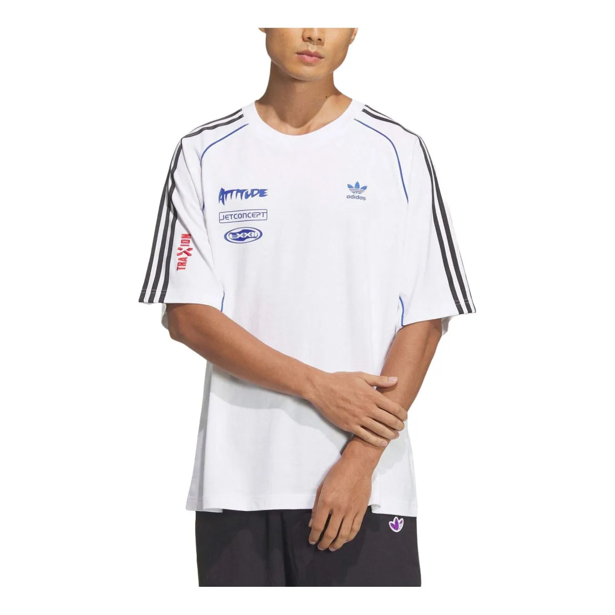 adidas Motorcore Graphic T-Shirt 'White' JL8419 | Parallel