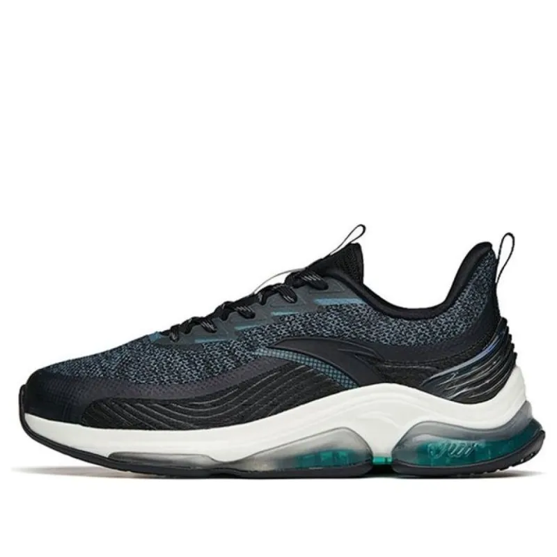 ANTA Running Series Sneakers 'Black Blue Grey Mesh' 112145502-5 sold by KicksCrew