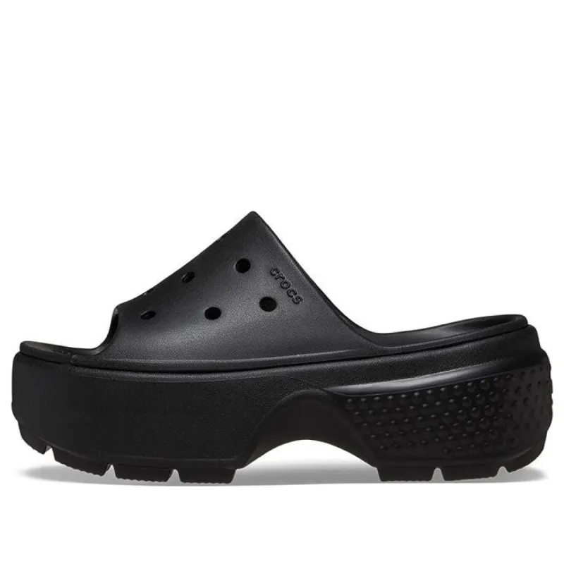 Crocs Stomp Slides 'Black' 209346-001 sold by KicksCrew