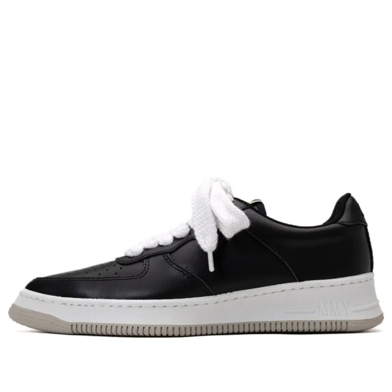 Maison MIHARA YASUHIRO ROSY OG Sole Leather Low-top Sneaker 'Black' B10FW704-BLK sold by KicksCrew