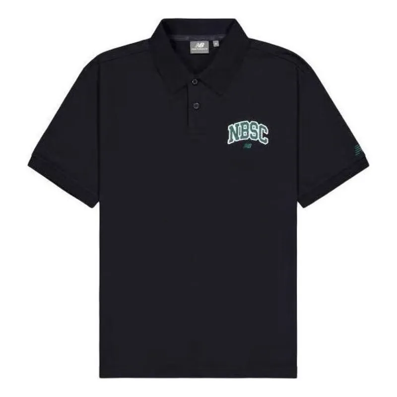 New Balance Small NBSC Polo Shirt 'Black' NFE22011-BK sold by KicksCrew