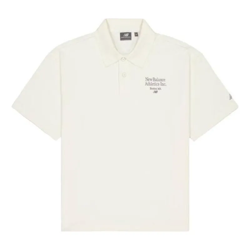 New Balance Athletics Polo Shirt 'Ivory' NFE21021-IV sold by KicksCrew