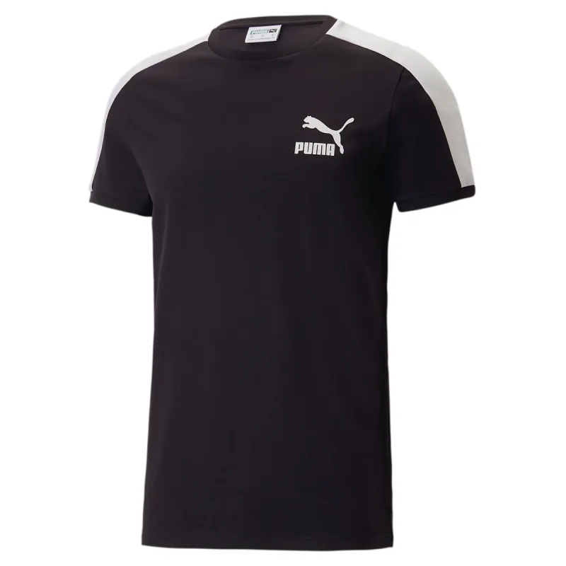 PUMA T7 Iconic T-Shirt 'Black' 538204-01 sold by KicksCrew