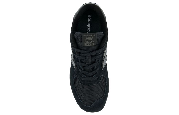 (WMNS) New Balance 574 Shoes 'Triple Black' GC574EVE sold by KicksCrew product image thumbnail 3