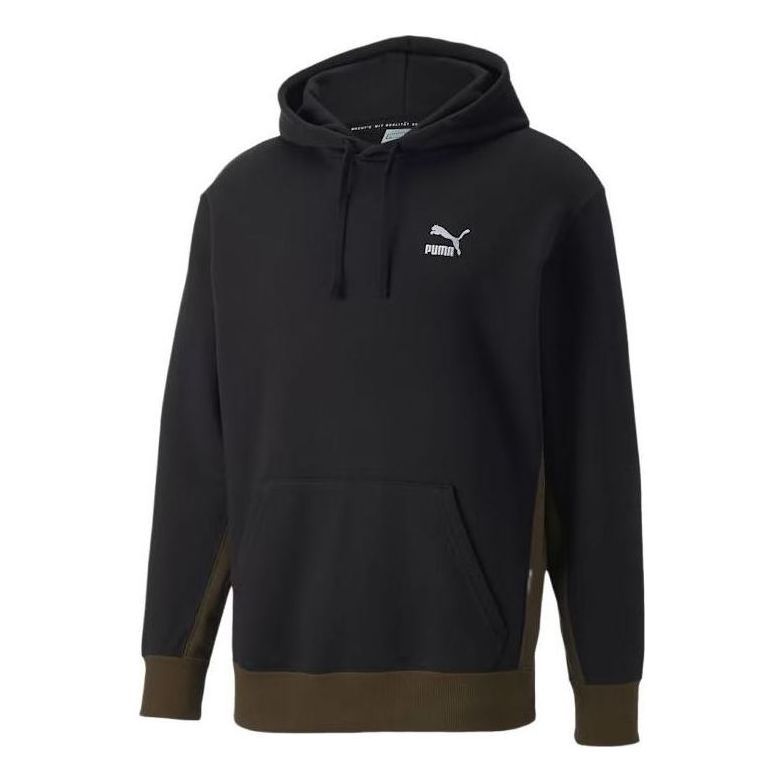 Puma Classics Block Hoodie 'Black' 535619-51 sold by KicksCrew