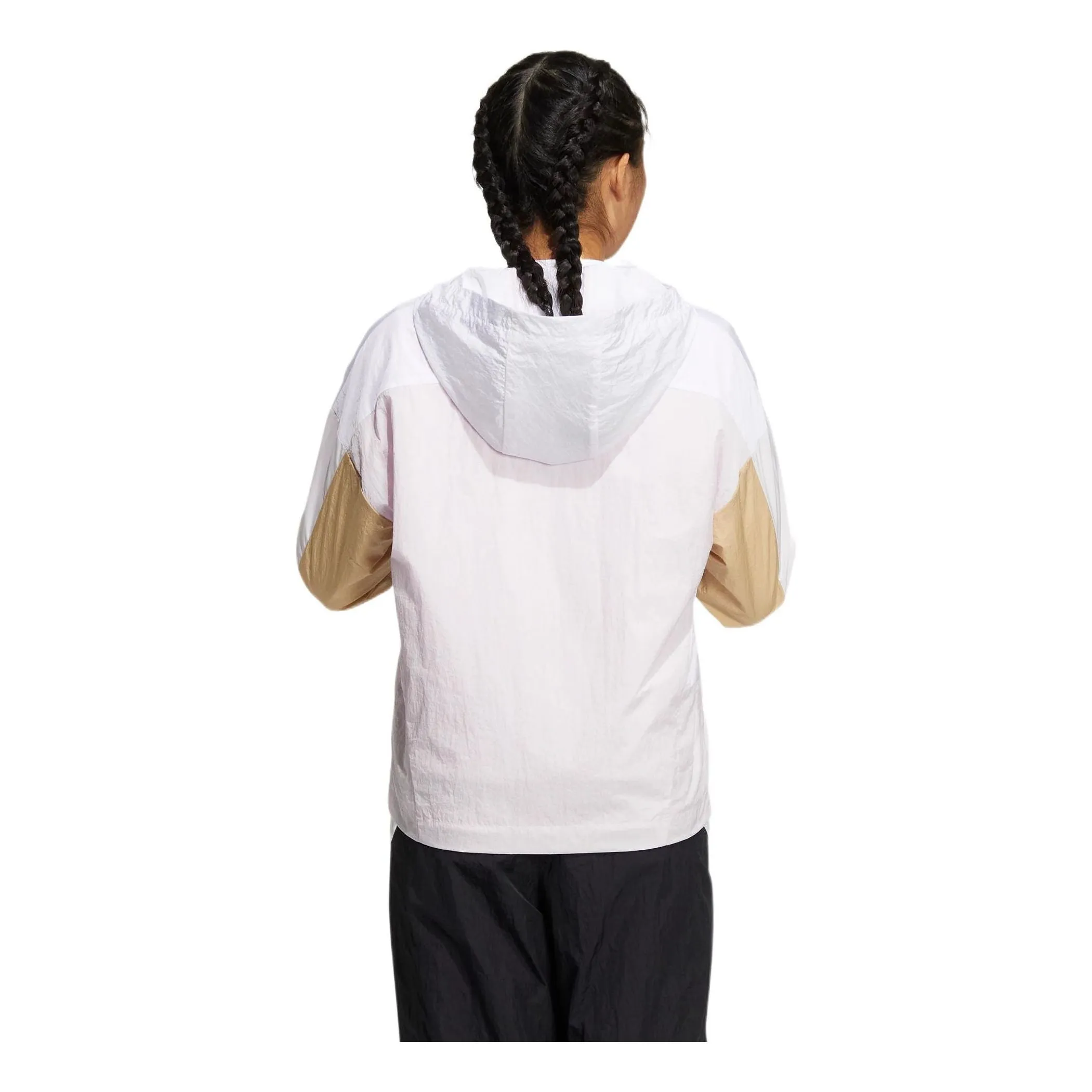 (WMNS) adidas Hooded Jacket Asia Sizing 'Whtie' HM5277 sold by KicksCrew product image thumbnail 2