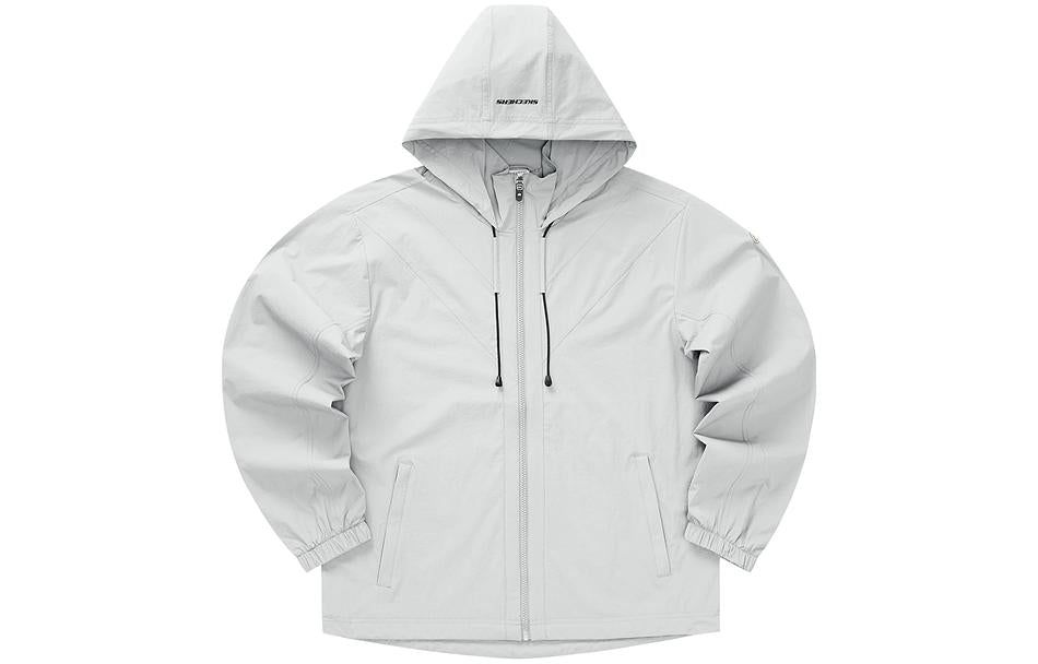 Skechers Casual Hoodied Jacket 'Black White Olive Green' L322M030 sold by KicksCrew product image thumbnail 3