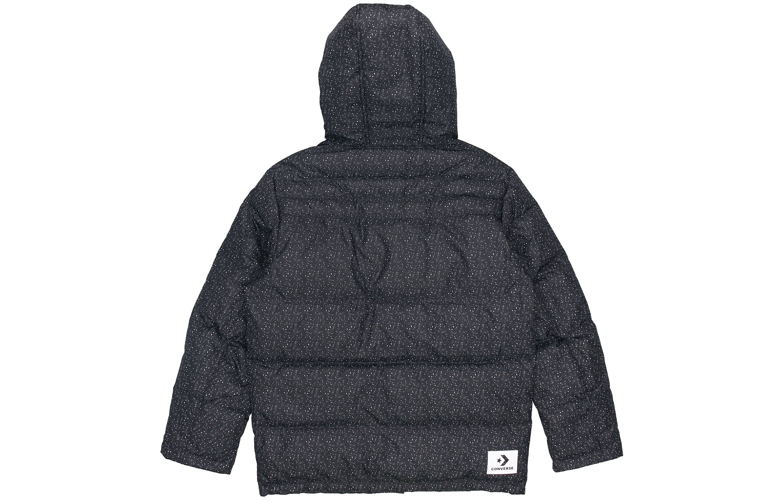 Converse Down Fill Puffer AOP Jacket 'Black' 10019322-A02 sold by KicksCrew product image thumbnail 2