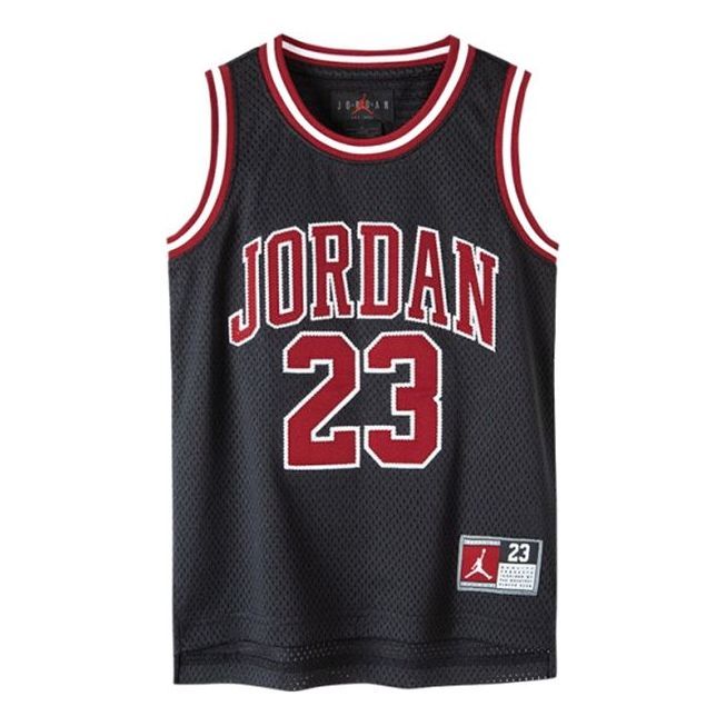(GS) Air Jordan 23 Jersey 'Black' DO1962-010 sold by KicksCrew