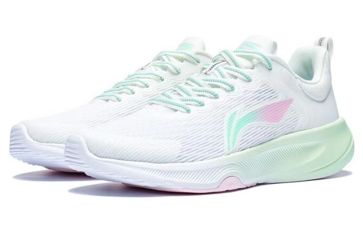 (WMNS) Li-Ning Badminton Sport Shoes 'White Green' AFVT012-3 sold by KicksCrew product image thumbnail 3