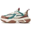 (WMNS) FILA Daddy Shoes 'White Brown Green' F12W343103FWC sold by KicksCrew
