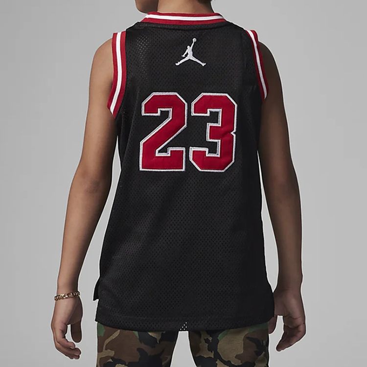 (GS) Air Jordan 23 Jersey 'Black' DO1962-010 sold by KicksCrew product image thumbnail 5