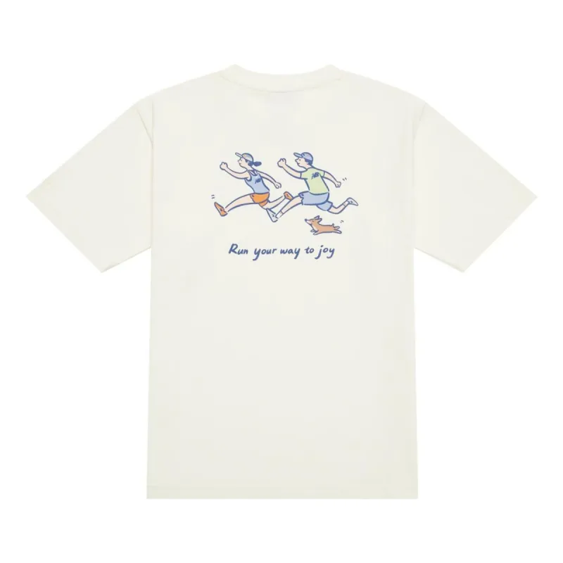 New Balance Running Duo Graphic T-Shirt 'Ivory' NEE26121-IV sold by KicksCrew