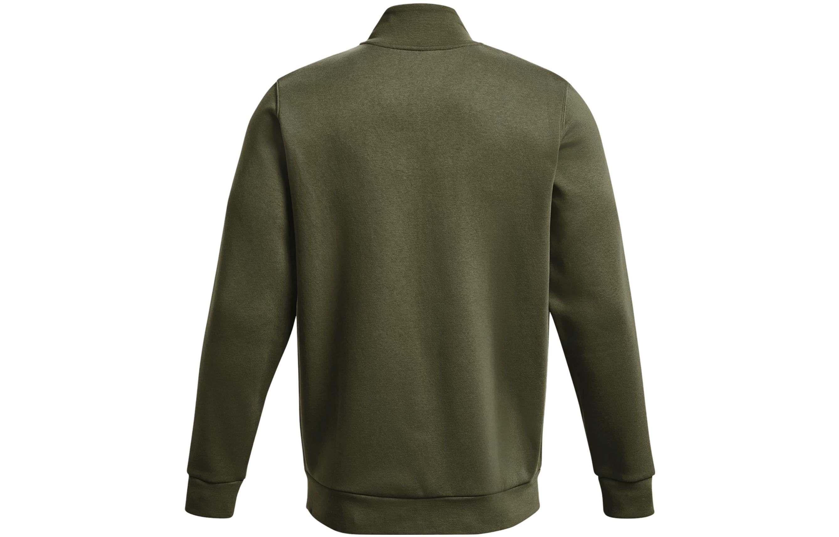 Under Armour Essential Fleece Track Jacket 'Olive Green' 1381035-390 sold by KicksCrew product image thumbnail 2