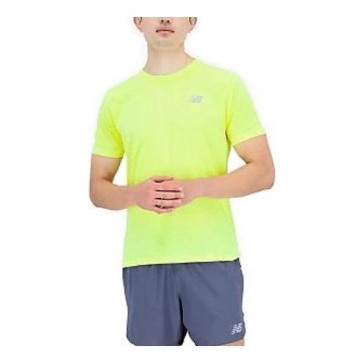 New Balance Impact Run Short Sleeve T-shirt 'Cosmic Pineapple Heather' MT21262-CSE sold by KicksCrew