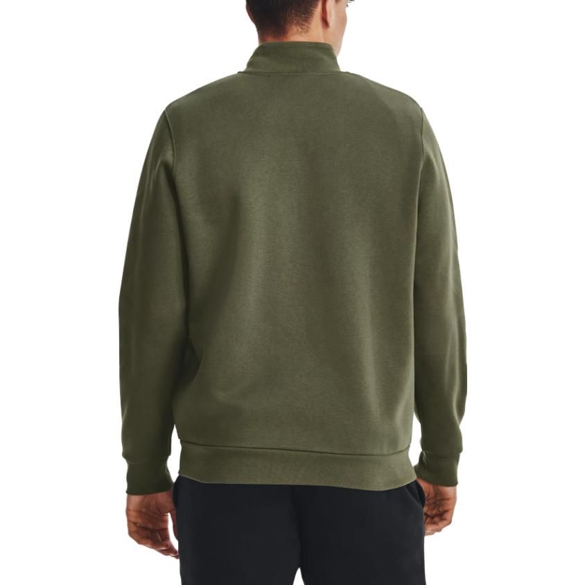 Under Armour Essential Fleece Track Jacket 'Olive Green' 1381035-390 sold by KicksCrew product image thumbnail 4