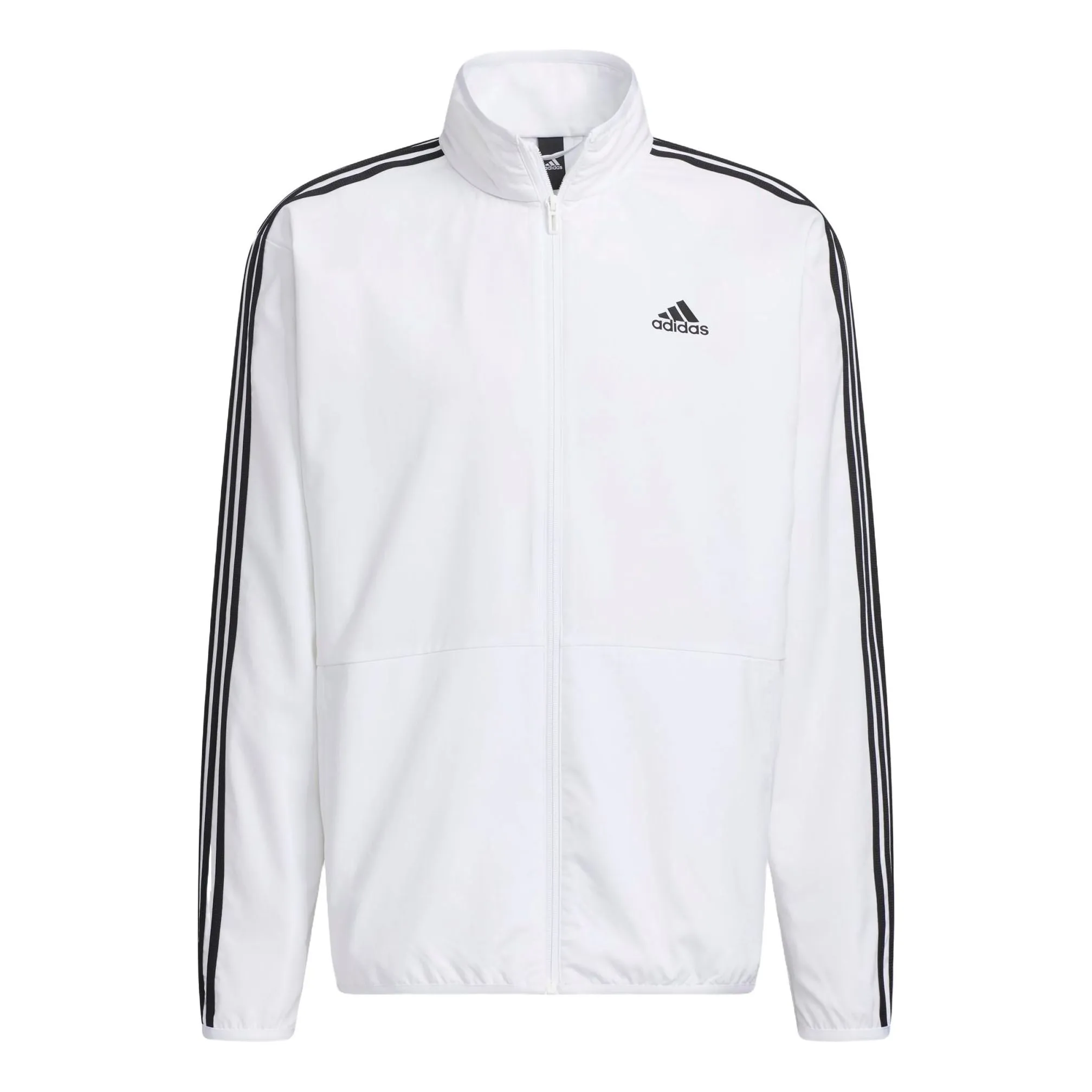 adidas 3 Stripes Regular Fit Light Woven Track Jacket Asia Sizing 'White Black' IA9376 sold by KicksCrew