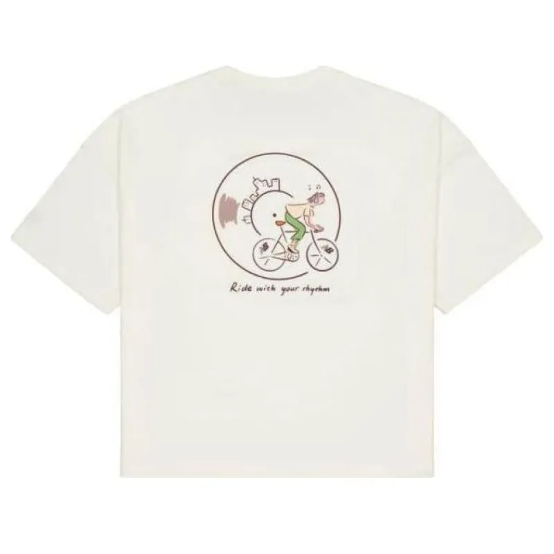 (WMNS) New Balance x PK Illustration T-shirt 'Ivory' NEE26102-IV sold by KicksCrew