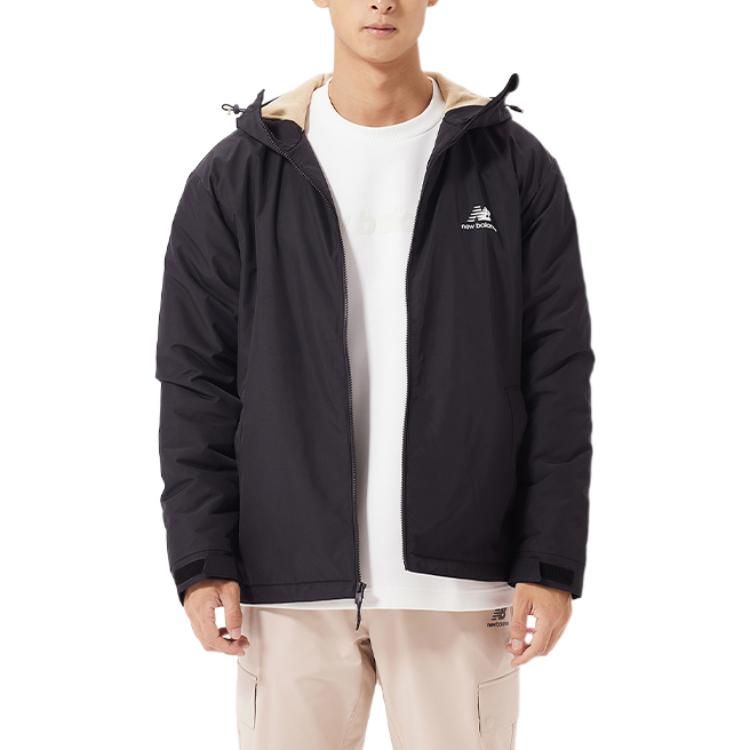 New Balance NBX Urban Remix Woven Jacket 'Black Beige' AMJ23353-BK sold by KicksCrew product image thumbnail 3