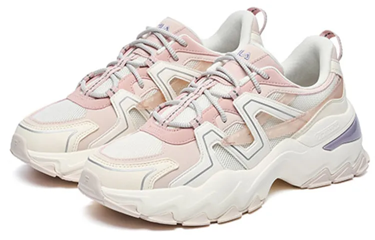 (WMNS) FILA Aurora Sneakers 'White Pink Purple' F12W231127FGL sold by KicksCrew product image thumbnail 2