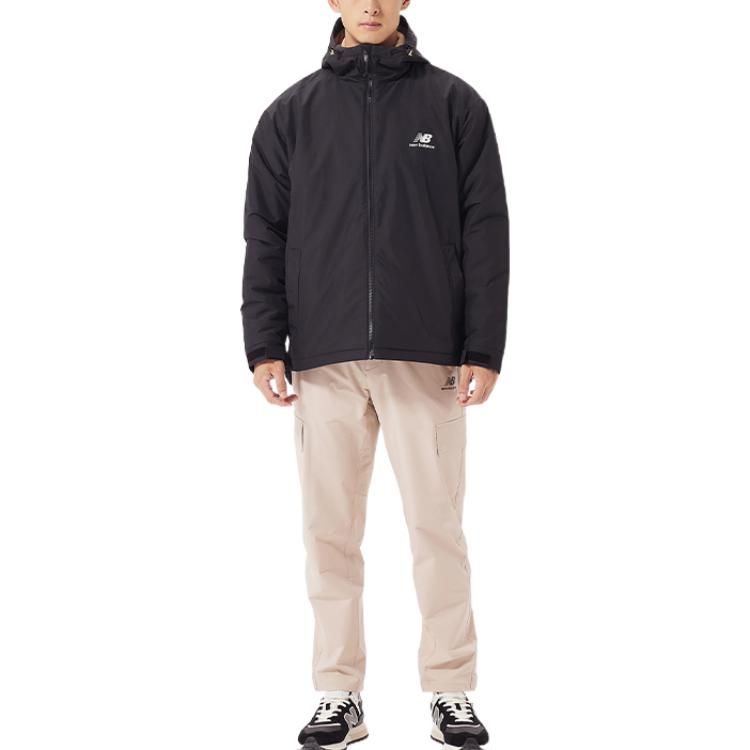 New Balance NBX Urban Remix Woven Jacket 'Black Beige' AMJ23353-BK sold by KicksCrew product image thumbnail 4