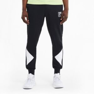 Puma Rebel Block Pants 'Black White' 585290-01 sold by KicksCrew