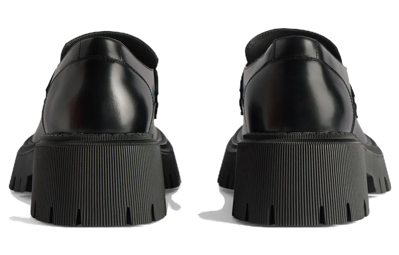 (WMNS) Balenciaga Tractor Loafer Shoes 'Black Smooth Calfskin' 760439WA8E91000 sold by KicksCrew product image thumbnail 4