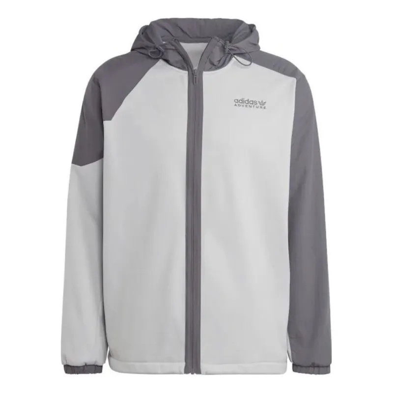 adidas originals Adventure Winter Fabric Mix Hoodie 'Grey' HK5020 sold by KicksCrew