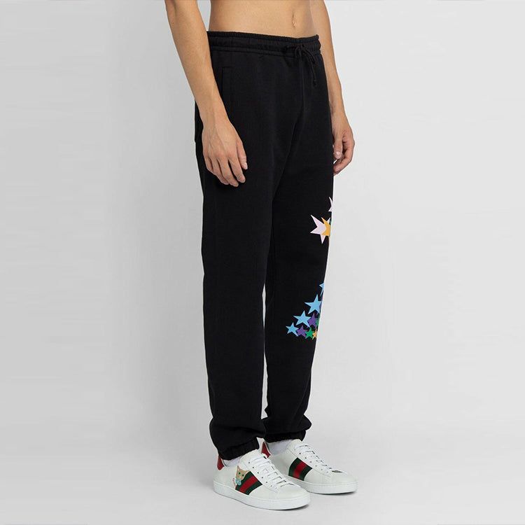 Gucci Off-White Graphic Print Lounge Pants 'Black' 663246-XJDOV-1082 sold by KicksCrew product image thumbnail 4