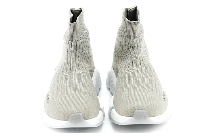 (WMNS) Balenciaga Speed 2.0 Trainers 'Rib-Knit Light Grey' 654045W2D811391 sold by KicksCrew product image thumbnail 4